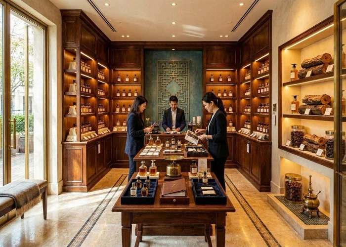🌿 PERFUME & OUD RETAIL SHOP FOR SALE IN ABU DHABI