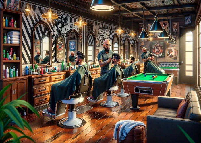 FULLY EQUIPPED BARBER SHOP FOR SALE IN SHARJAH