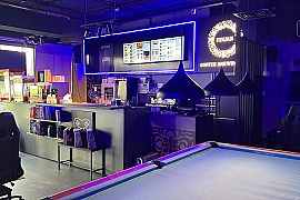 Electronic Gaming lounge and billiard