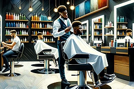 GENTS SALON FOR SALE IN HOR AL ANZ - DUBAI