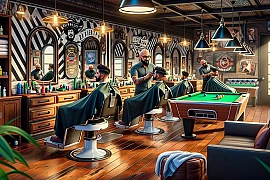 FULLY EQUIPPED BARBER SHOP FOR SALE IN SHARJAH