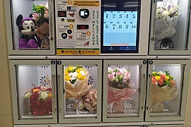 Freash Flower Vending Machines 1st time ever in UAE New Market Freash Flower Vending Machines 1st time ever in UAE New Market