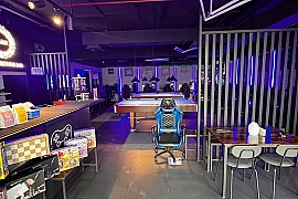 Electronic Gaming lounge and billiard