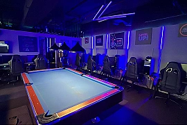 Electronic Gaming lounge and billiard