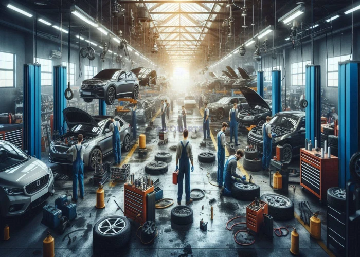 🚗 Fully Equipped Auto Mechanical Workshop Setup for Sale in Dubai Investment Park